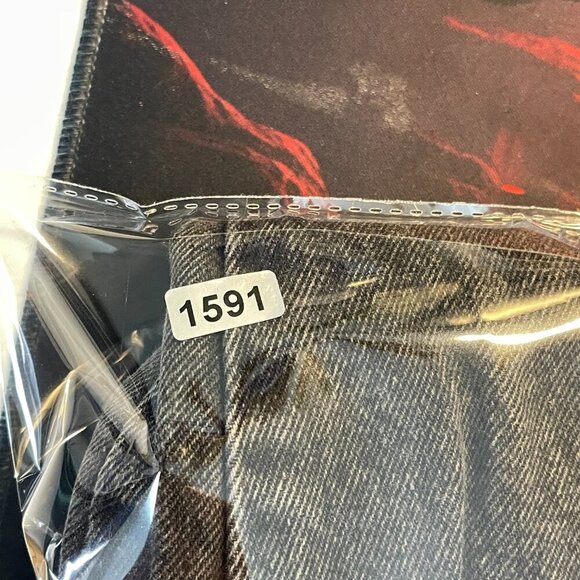 Vtg Levi's 922 Tapered Fit Leg 22 Short Black Orange Tab Jeans Baggy‎ Outdoorsy - Picture 16 of 16